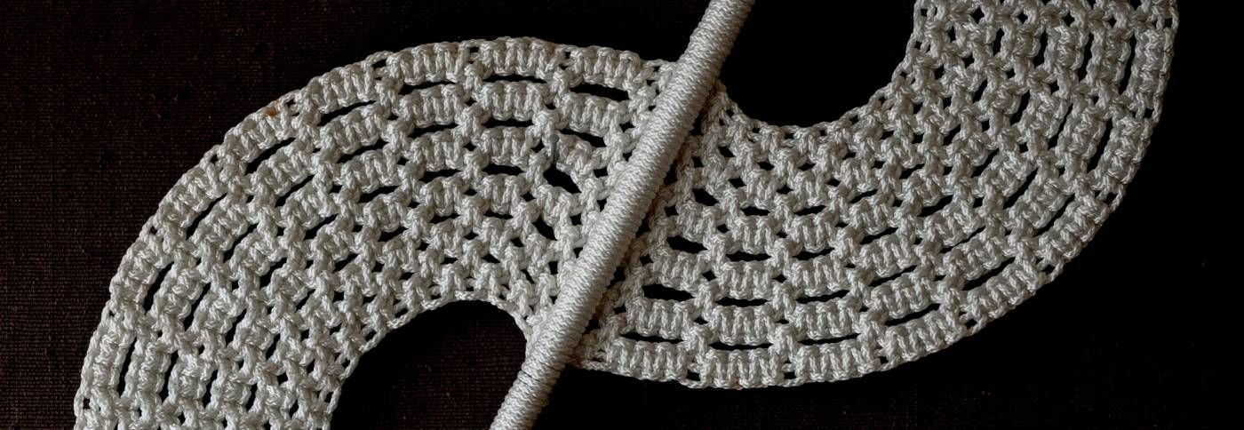 Macramé wallhanging - Waves -129